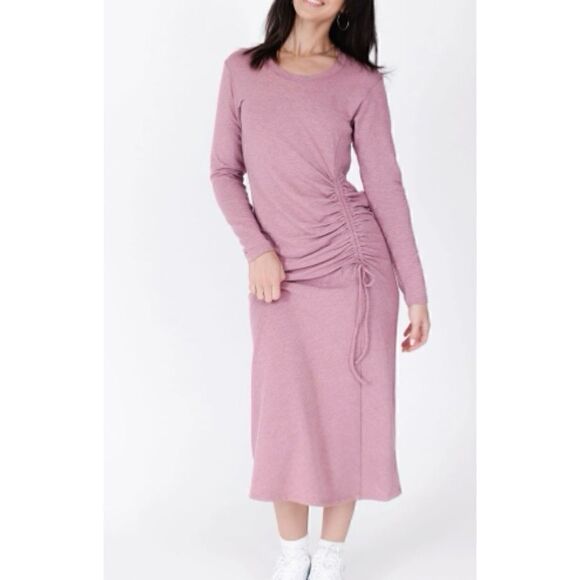 Smash + Tess Dresses & Skirts - Smash + Tess Aubrey Midi Dress in Heather Rose